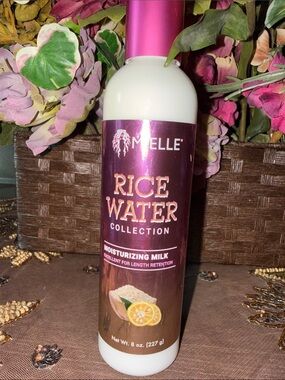 Mielle Rice Water Collection Moisturizing Milk - Pink Bottle